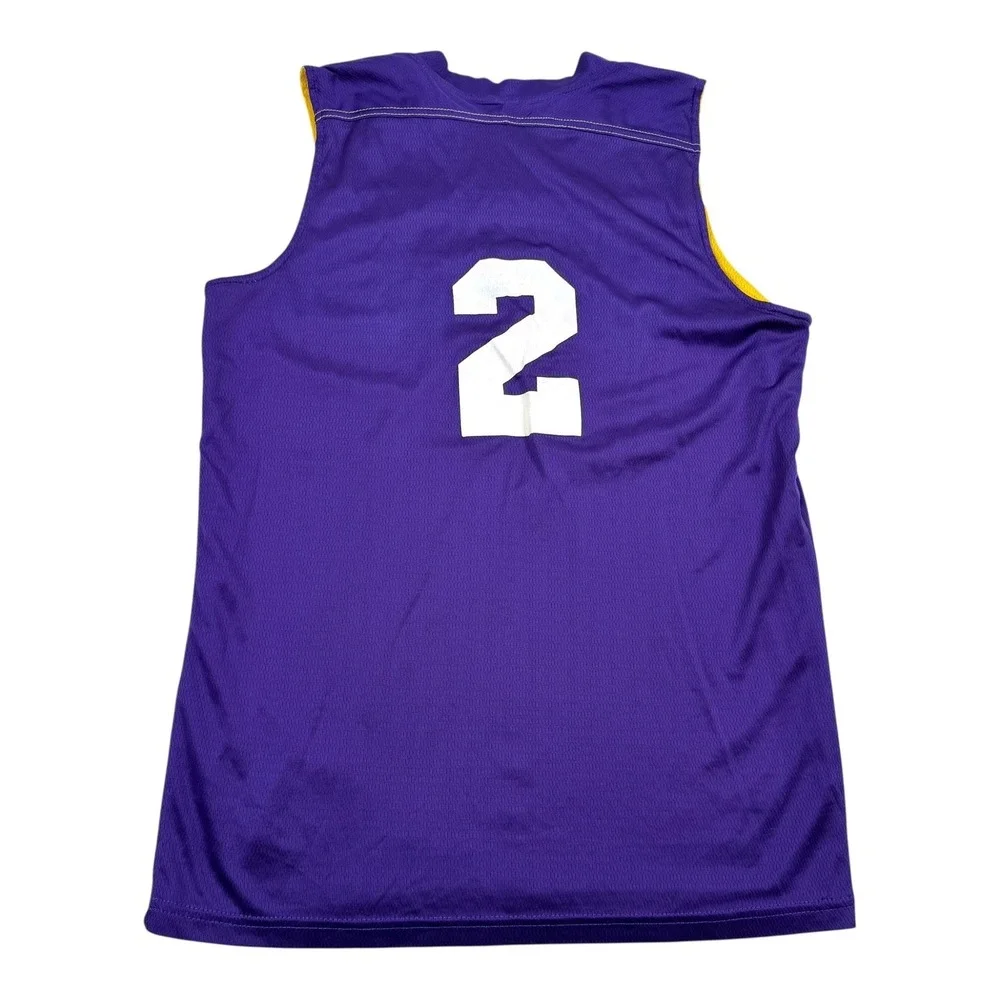 Los Angeles Lakers Jersey Youth Large Purple Gold NBA Basketball Alleson 2